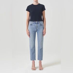 Agolde size 30 Riley High Rise Straight Crop jeans bestseller